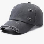 Unisex Distressed Baseball Cap Classic Plain Cotton Dad Hat Adjustable Golf Runing Hats