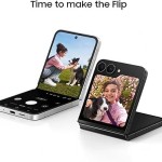 Samsung Galaxy Zflip7 FE Cell Phone (2025), 256GB AI Smartphone, JetBlack