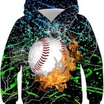 Lovekider Boys Hoodie Kids 3D Print Graphic Pullover Sweatshirt 6-16 Years