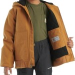 Carhartt Boys Insulated Jacket Insulated Warmth | Durable Construction | Quilted Polyester Brushed Tricot-Lined Main Body | Everyday Wear