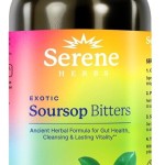Serene Herbs Soursop Bitters Liquid with Soursop Leaves for Gut Cleanse, Detox & Immune Boost with Black Seed, Moringa, Irish Moss, Ashwaganda,