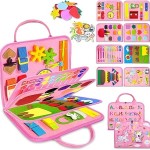 Exorany Busy Board Montessori Toys for Toddler Girl Birthday Gift Busy Book