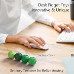 Silicone Magnetic Balls Fidget Toys for Adults & Teens,4PCS Stress Relief Sensory Toys for Autism ADHD Anxiety