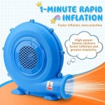 Bounce House, 8-in-1 Gameplay Mode Inflatable Bounce House for Kids