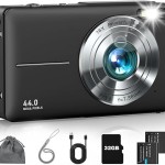 Digital Camera, FHD 1080P Point and Shoot Camera for Kids Teens, 32GB Card