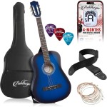 Ashthorpe 38-inch Beginner Acoustic Guitar (Blue)