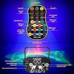 Enjoyedled DJ Disco Stage Party Lights with Northern Laser Light Effect