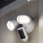 Ring Floodlight Cam 4K Pro (newest model), Wired, Retinal 4K with wide-angle video, 10x Enhanced Zoom, and 2000 Lumen Floodlights, White