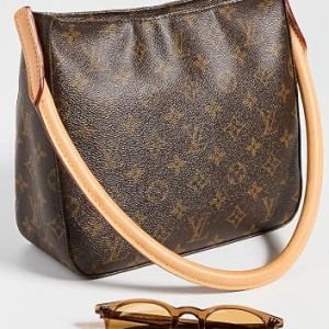 Louis Vuitton Women's Pre-Loved Monogram Looping Shoulder Bag MM