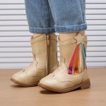 BMCiTYBM Toddler Boys Girls Cowboy Cowgirl Western Boots for All Seasons
