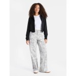 No Boundaries Women's Wide Leg Cargo Pants, 31.5" Inseam, Sizes XXS-4X
