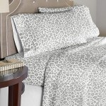 Pointehaven 180 GSM Velvet Feel Luxury 100% Cotton Printed Flannel Sheet Set