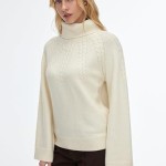 Women Cable Knit Turtleneck Modest Sweater Long Sleeve Pullover Tops