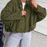 PRETTYGARDEN Women's Faux Suede Cropped Bomber Jacket