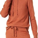 Women's Soft Touch Long Sleeve Hooded Pullover Sweater