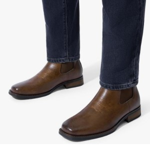 Bruno Marc Men's Cowboy Chelsea Western Boots