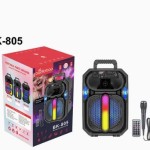 Oudiobop Bk-805 10W Single 8-Inch Portable Wireless Bluetooth Speaker for Home/Party/Outdoor