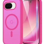 FNTCASE for Google Pixel 10a Case Clear Magnetic with Screen Protector