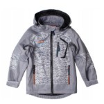 Children's transitional jacket grey orange insulated transitional 122