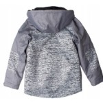 Children's transitional jacket grey orange insulated transitional 122