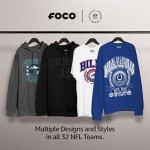 Unisex Adult NFL Banner Crest Team Logo Crew Neck Sweatshirt