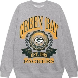 Unisex Adult NFL Banner Crest Team Logo Crew Neck Sweatshirt