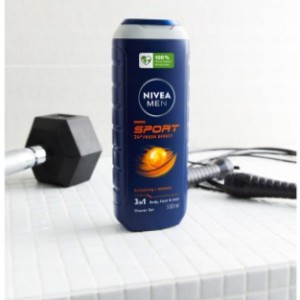 NIVEA MEN Set of Shower Gels for Men 3in1 Fresh Scent 5x500ml