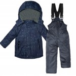 104 Jumpsuit WINTER ski set trousers jacket WINTER WARM suspenders
